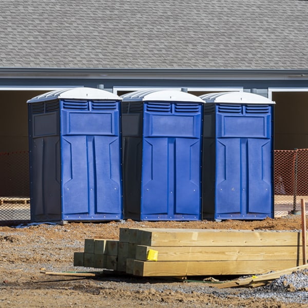 what is the cost difference between standard and deluxe portable toilet rentals in Stamford